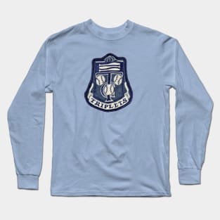 Binghamton Triplets Logo Patch Long Sleeve T-Shirt